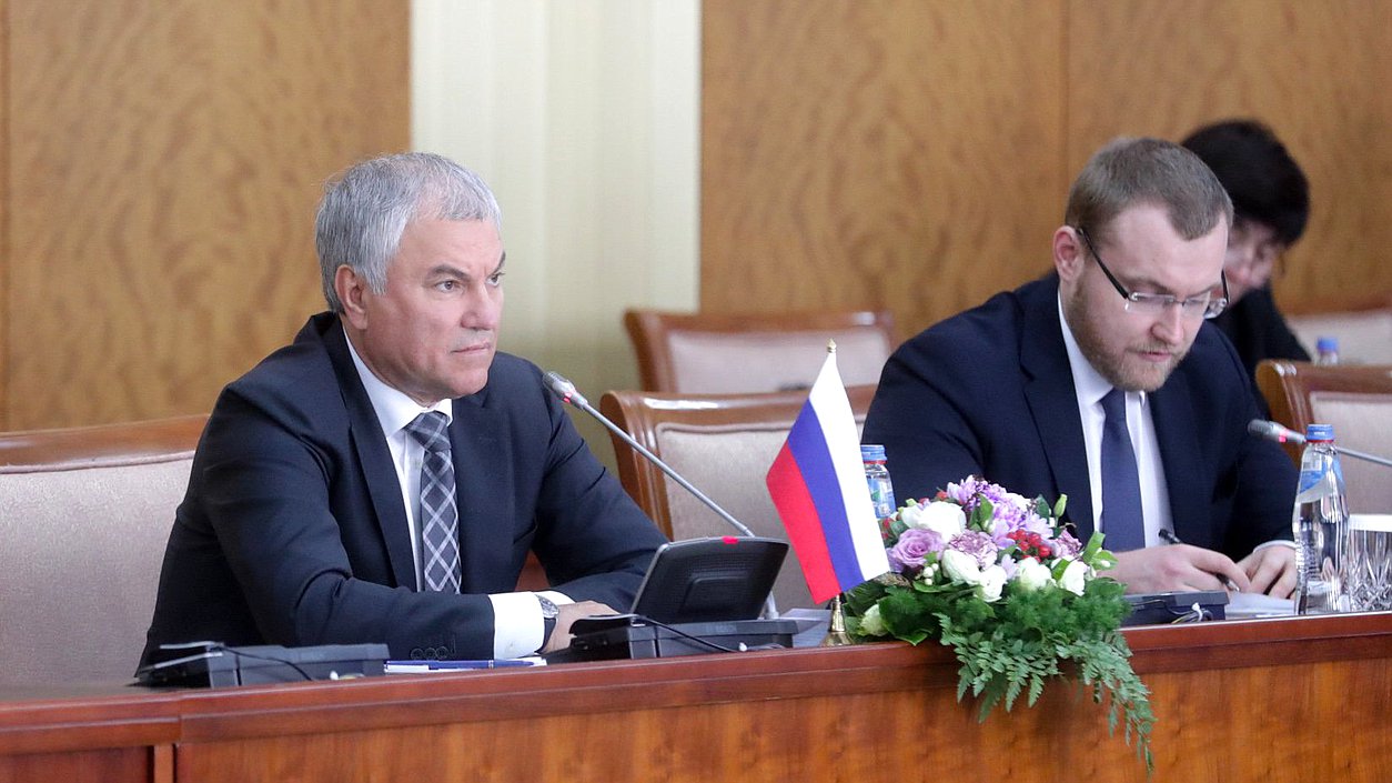 Chairman of the State Duma Vyacheslav Volodin