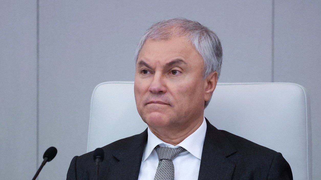 Председатель Государственной Думы Вячеслав Володин