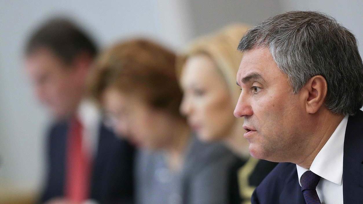 Председатель Государственной Думы Вячеслав Володин