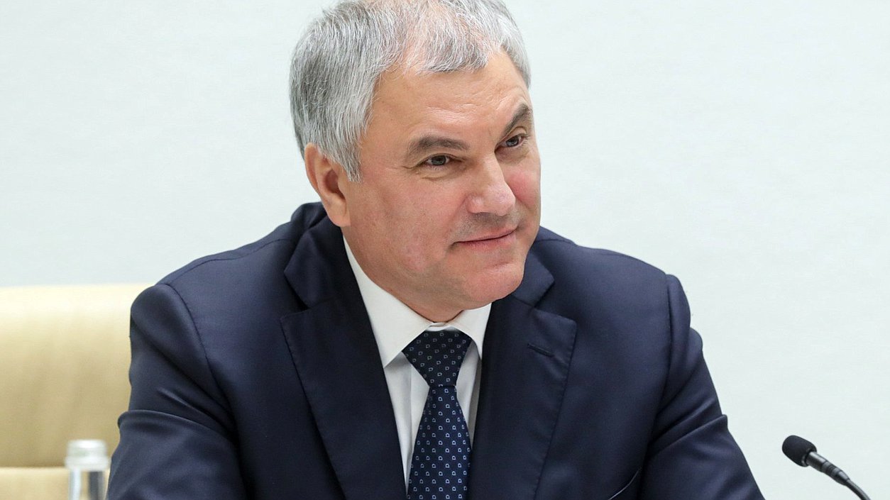 Председатель Государственной Думы Вячеслав Володин