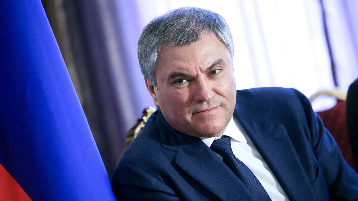 Chairman of the State Duma Vyacheslav Volodin