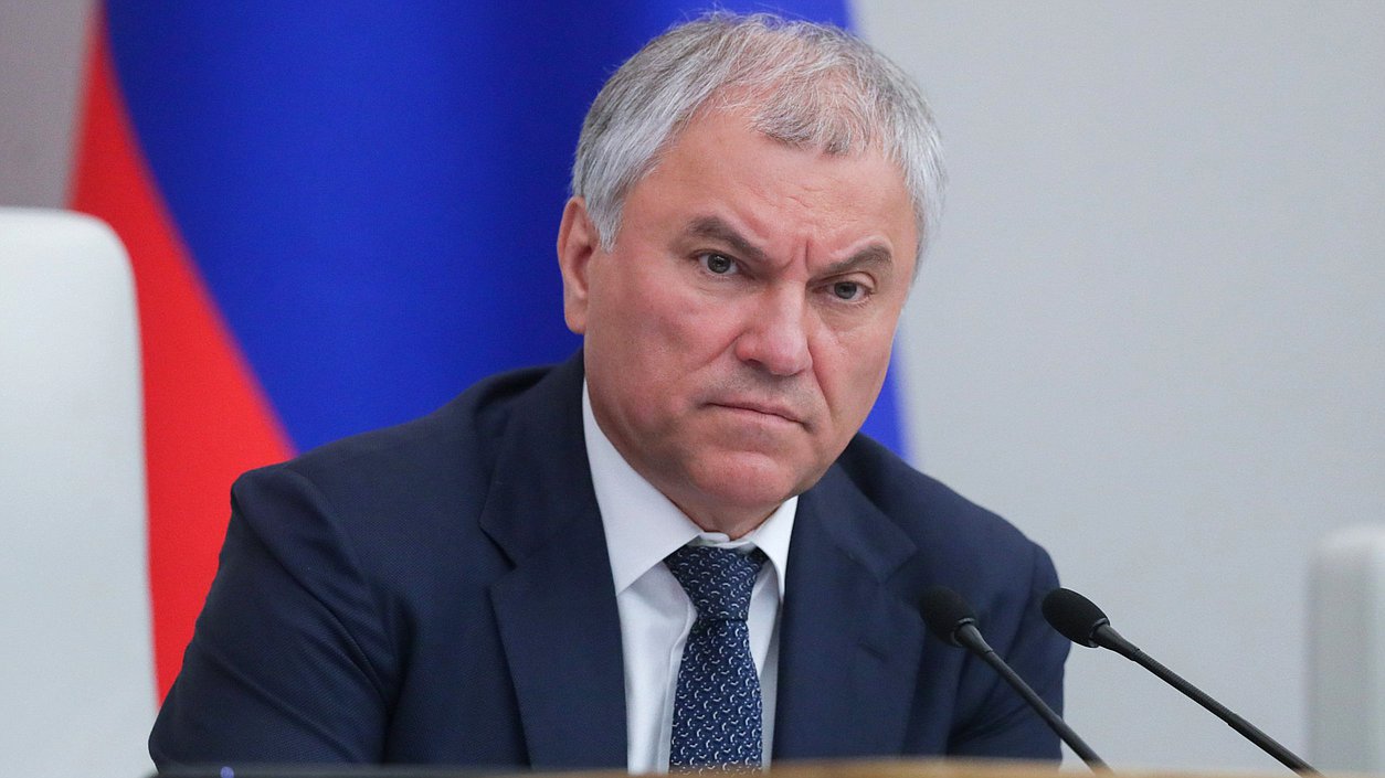 Chairman of the State Duma Vyacheslav Volodin