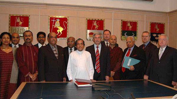 Заместитель Председателя Государственной Думы Иван Мельников встретился с парламентской делегацией Демократической Социалистической Республики Шри-Ланка во главе с председателем парламента господином В. Дж. М. Локубандарой