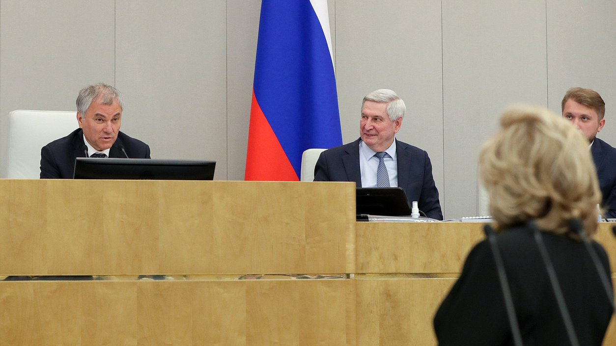 Председатель Государственной Думы Вячеслав Володин