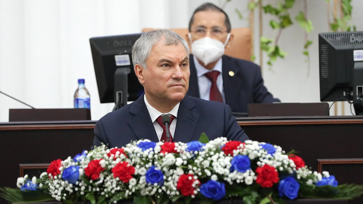 Chairman of the State Duma Vyacheslav Volodin