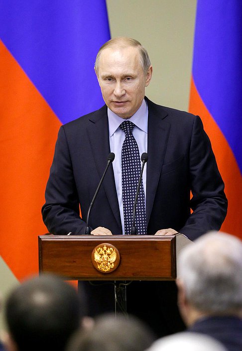 Встреча Президента Российской Федерации В.В.Путина
с членами Совета законодателей Российской Федерации при Федеральном Собрании Российской Федерации.
