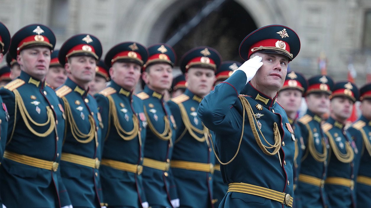 Парад в честь 76-й годовщины Победы в Великой Отечественной войне