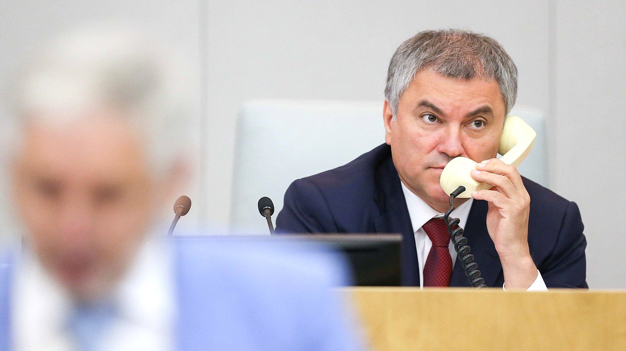 Председатель Государственной Думы Вячеслав Володин