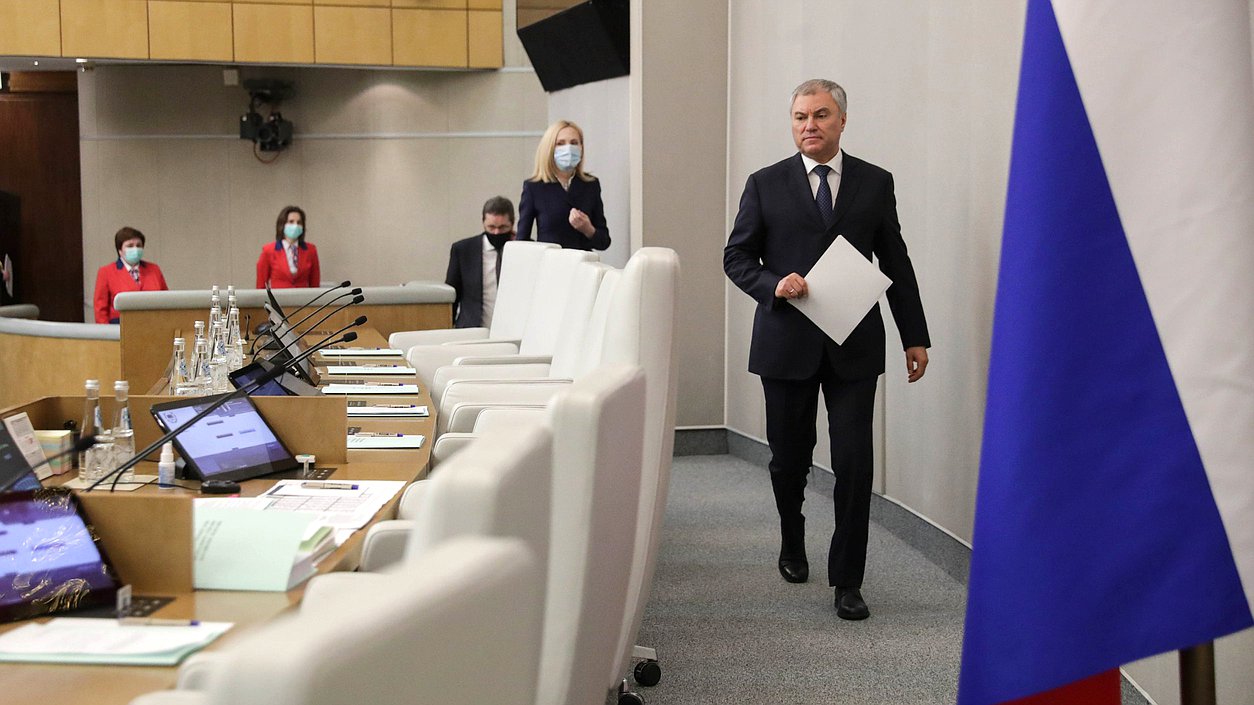 Председатель Государственной Думы Вячеслав Володин