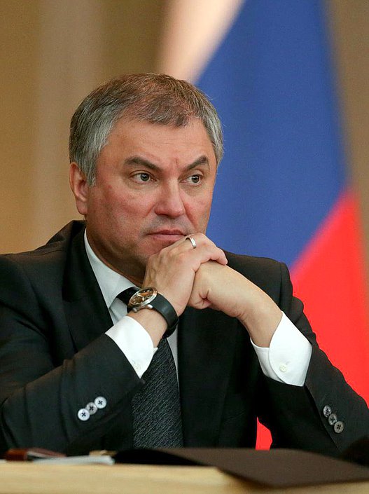  Председатель Государственной Думы Вячеслав Володин во время заседания. Автор фото: Анна Исакова/Фотослужба Государственной Думы.