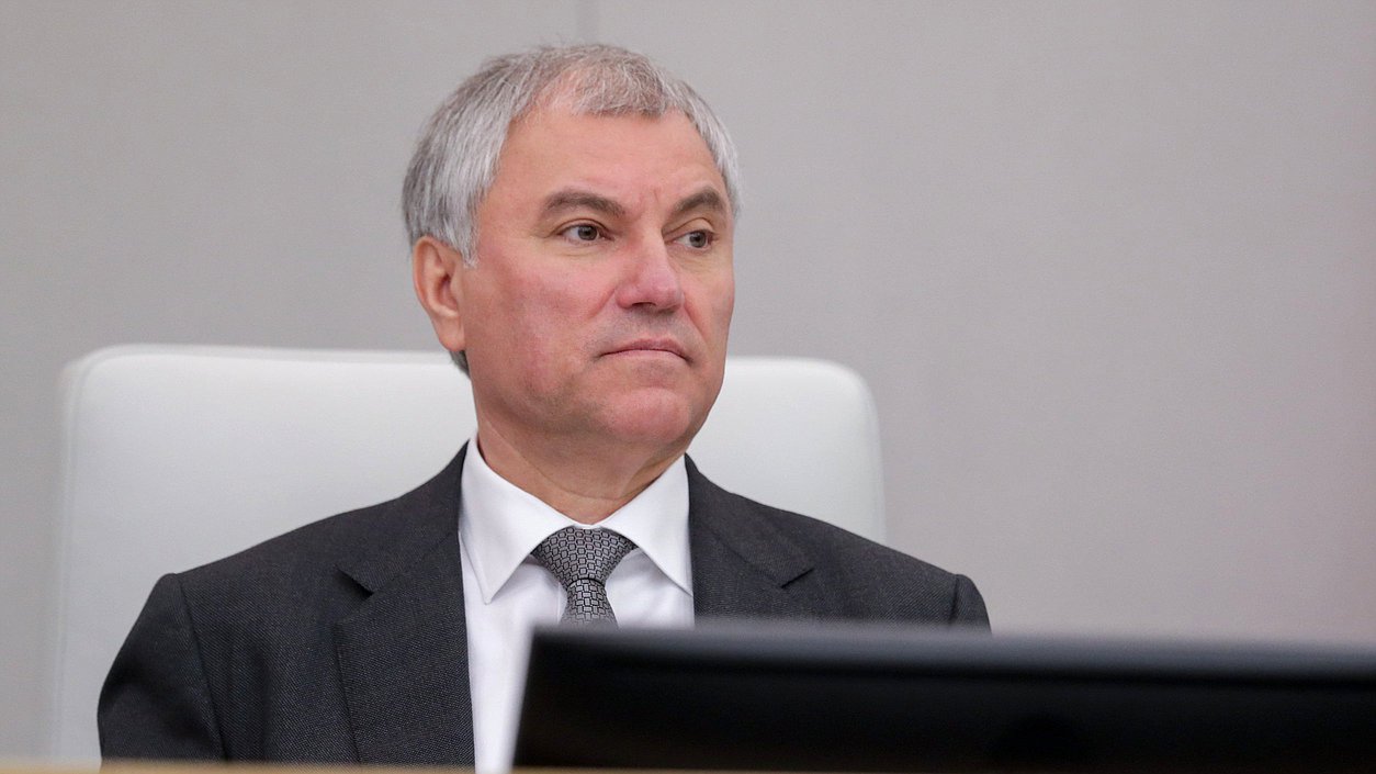 Chairman of the State Duma Vyacheslav Volodin