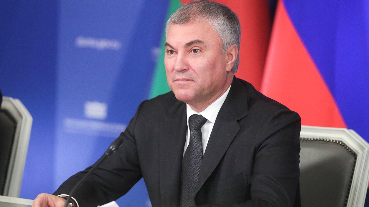 Chairman of the State Duma Viacheslav Volodin