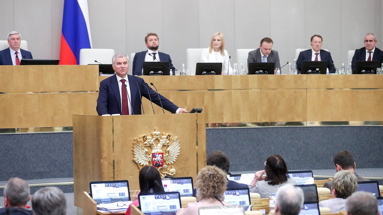 Председатель Государственной Думы Вячеслав Володин