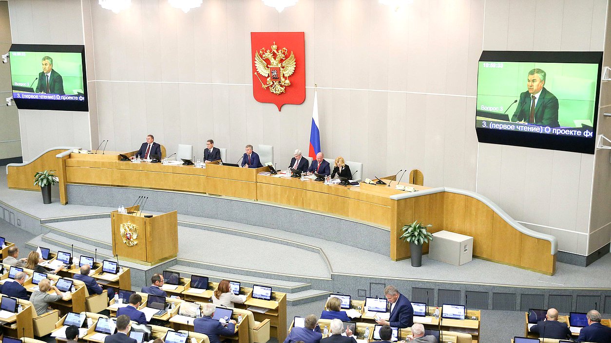 Пленарное заседание нейтральное Володин