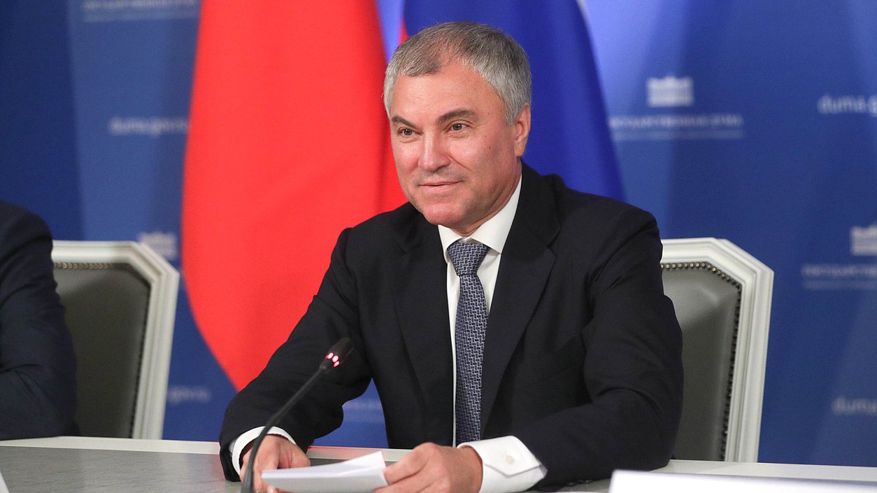 Chairman of the State Duma Viacheslav Volodin