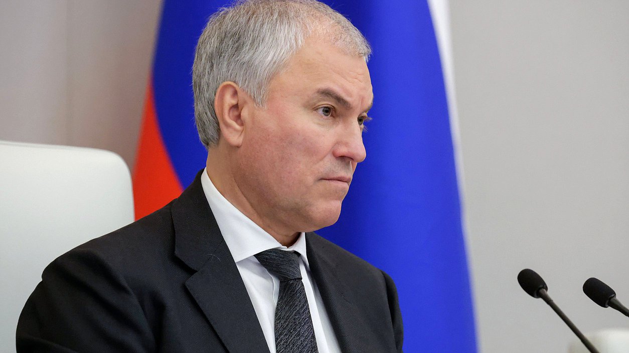 Председатель Государственной Думы Вячеслав Володин