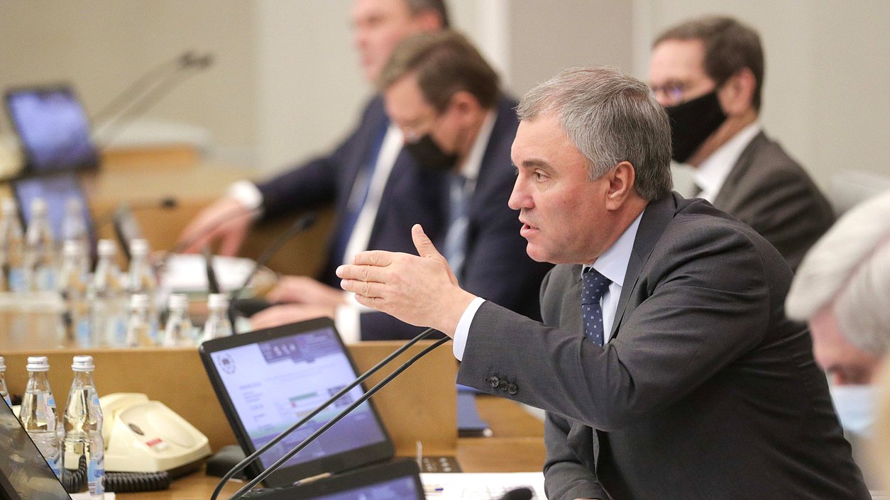 Председатель Государственной Думы Вячеслав Володин
