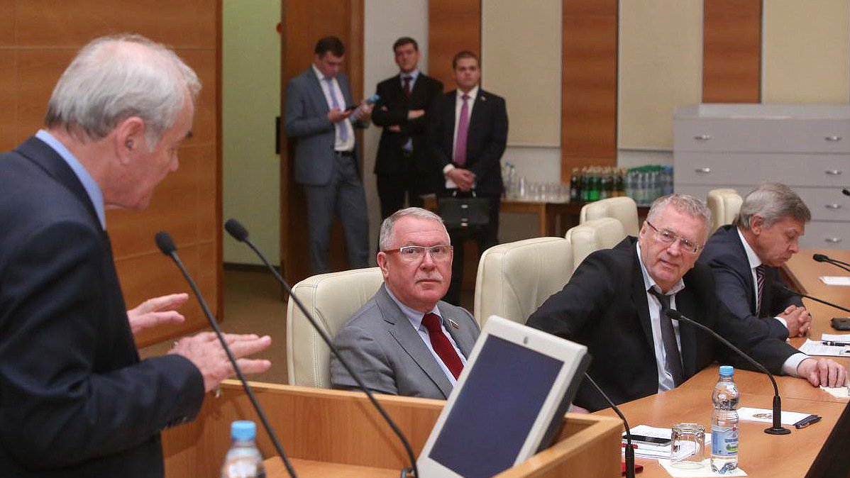 Парламентские слушания Комитета Государственной Думы по международным делам на тему «Россия – Запад: что возобладает – логика противостояния или логика взаимодействия?». 
