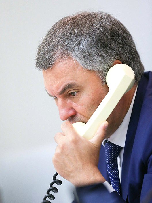 Председатель Государственной Думы Вячеслав Володин