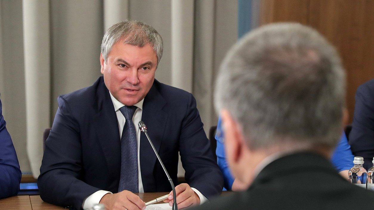 Chairman of the State Duma Viacheslav Volodin