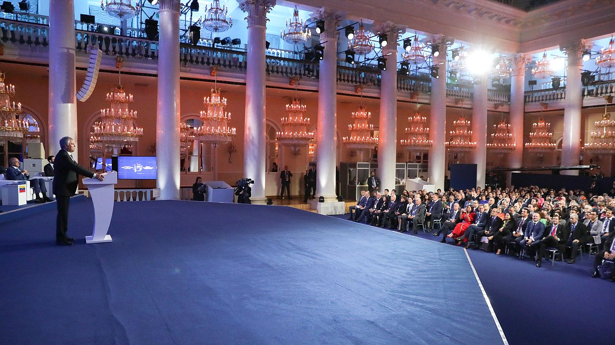 Plenary session of the International Parliamentary Conference "Russia - Latin America: Cooperation for a just world for all"