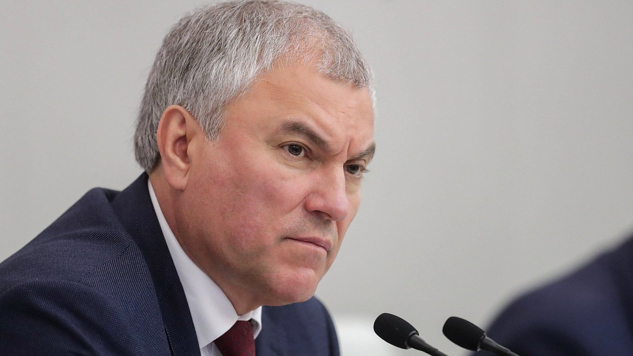 Председатель Государственной Думы Вячеслав Володин