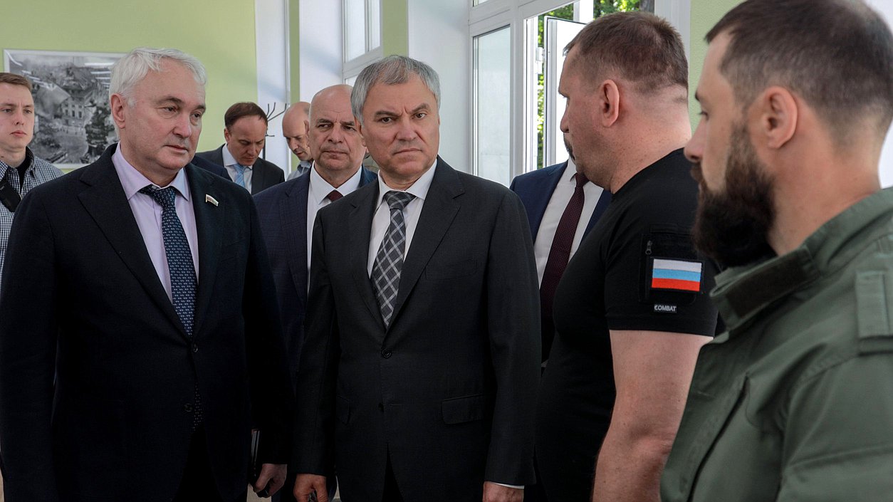 Рабочая поездка Председателя Государственной Думы Вячеслава Володина в Курск