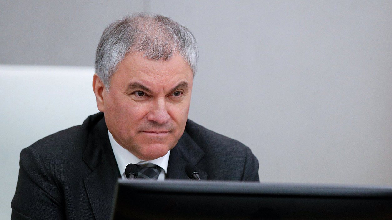 Председатель Государственной Думы Вячеслав Володин