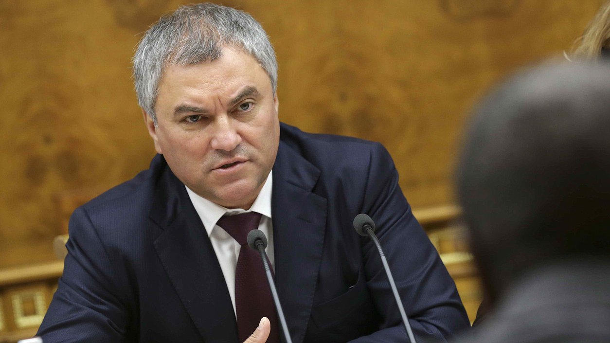 Председатель Государственной Думы Вячеслав Володин