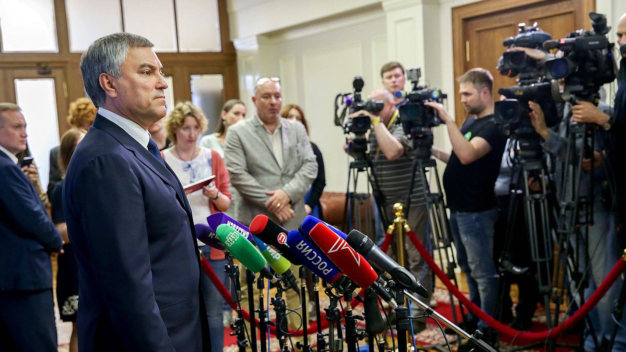 Председатель Государственной Думы Вячеслав Володин