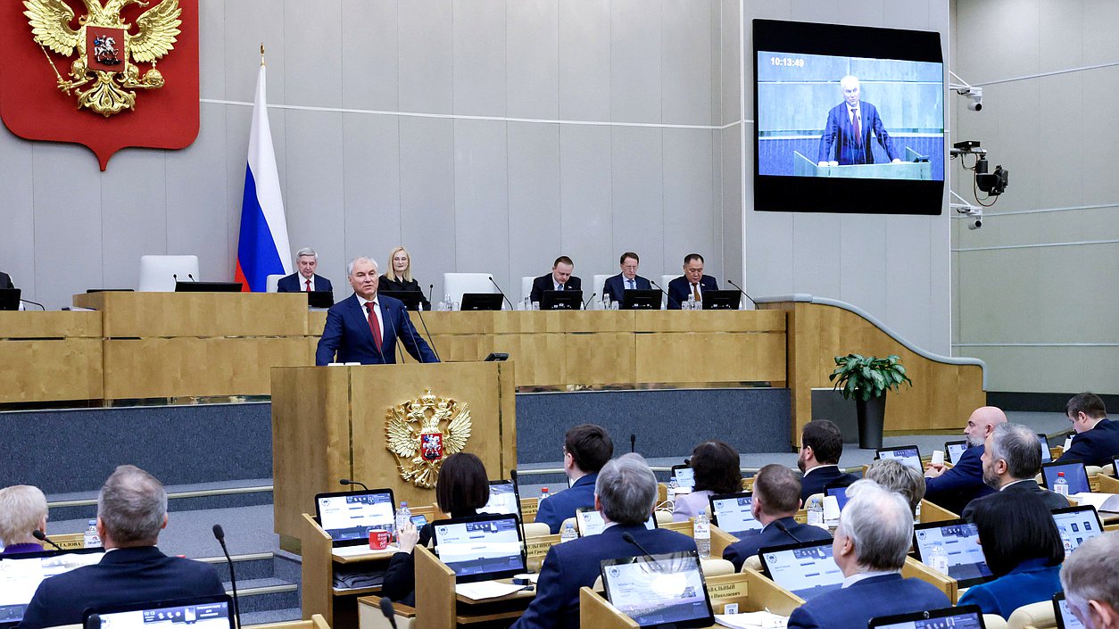 Председатель Государственной Думы Вячеслав Володин