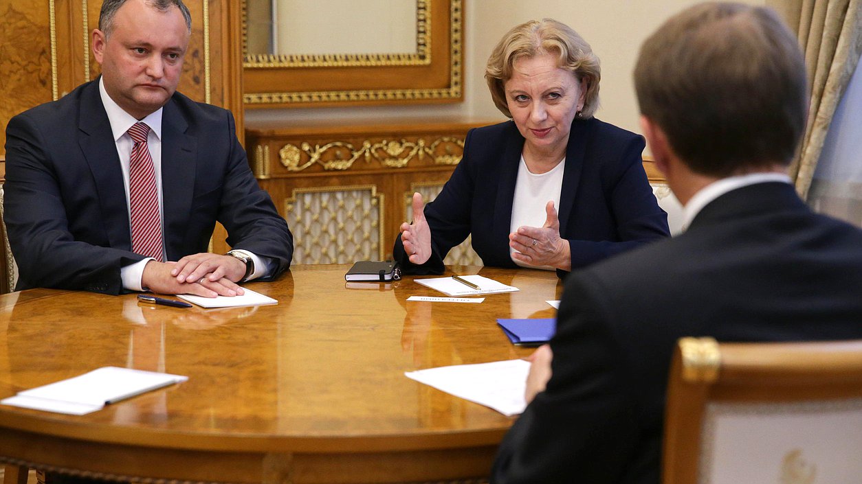  Сергей Нарышкин встретился с депутатами Парламента Республики Молдова.