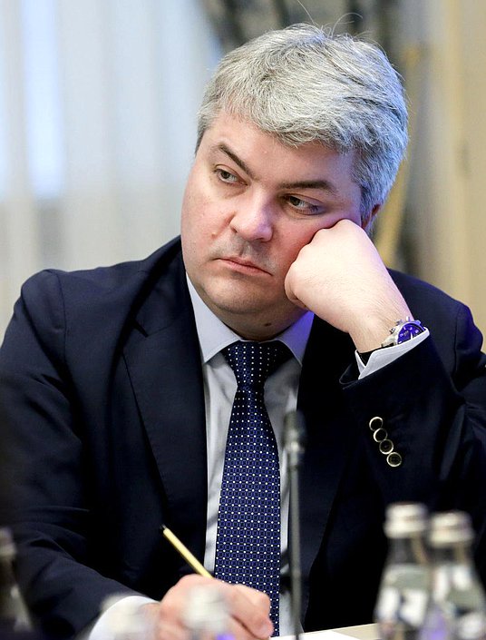 Исполнительный директор по медиа группы компаний Rambler&Co Алексей Гореславский во время заседания. Автор фото: Анна Исакова/Фотослужба Государственной Думы.