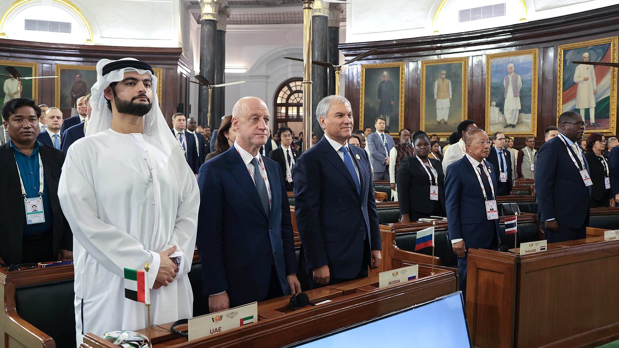 Participation of the Russian delegation headed by Chairman of the State Duma Vyacheslav Volodin in the 12th International BRICS Parliamentary Forum