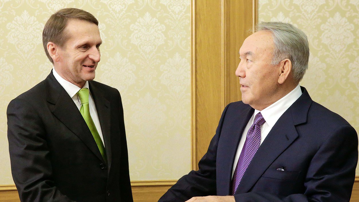 Встреча с Президентом Республики Казахстан Нурсултаном Назарбаевым.