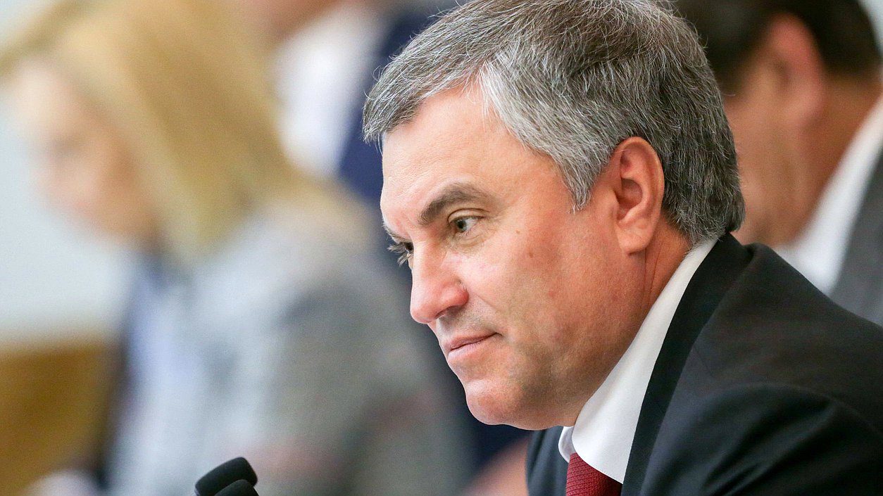Председатель Государственной Думы Вячеслав Володин