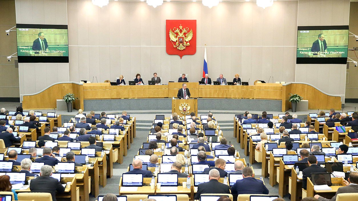 Пленарное заседание Калашников