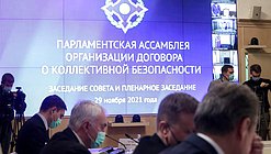 CSTO PA plenary meeting via videoconference