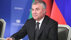 Chairman of the State Duma Viacheslav Volodin