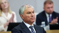 Chairman of the State Duma Vyacheslav Volodin