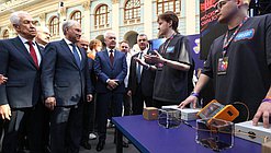 Председатель Государственной Думы Вячеслав Володин и мэр Москвы Сергей Собянин