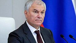 El Jefe de la Duma Estatal, Vyacheslav Vólodin