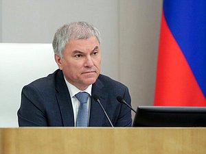 Председатель Государственной Думы Вячеслав Володин