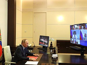 Совещание с постоянными членами Совета Безопасности. Фото: kremlin.ru