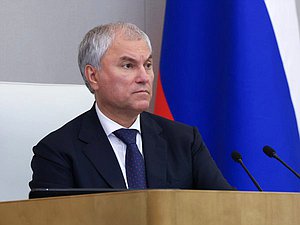 Председатель Государственной Думы Вячеслав Володин