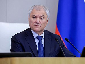 Председатель Государственной Думы Вячеслав Володин