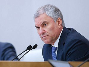 Chairman of the State Duma Vyacheslav Volodin