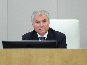 Председатель Государственной Думы Вячеслав Володин