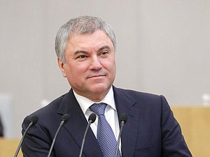 Председатель ГД Вячеслав Володин