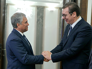 Volodin and Vučić